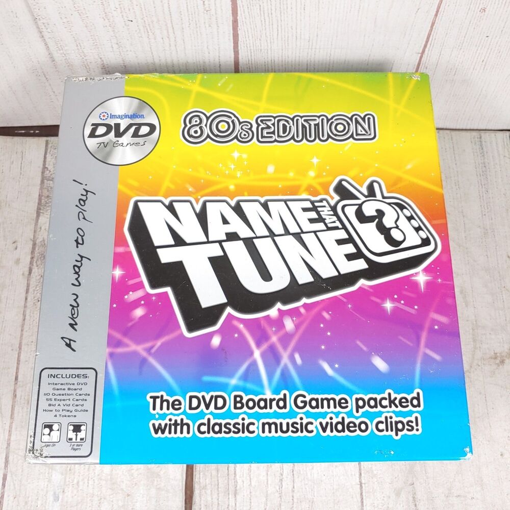 COMPLETE - Name That Tune 80s Edition DVD Board Game - 2005 Used Music Family